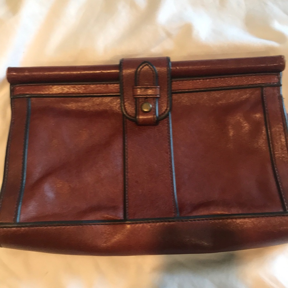 Leather clutch